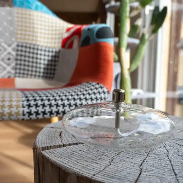 Lampe huile dans un contexte